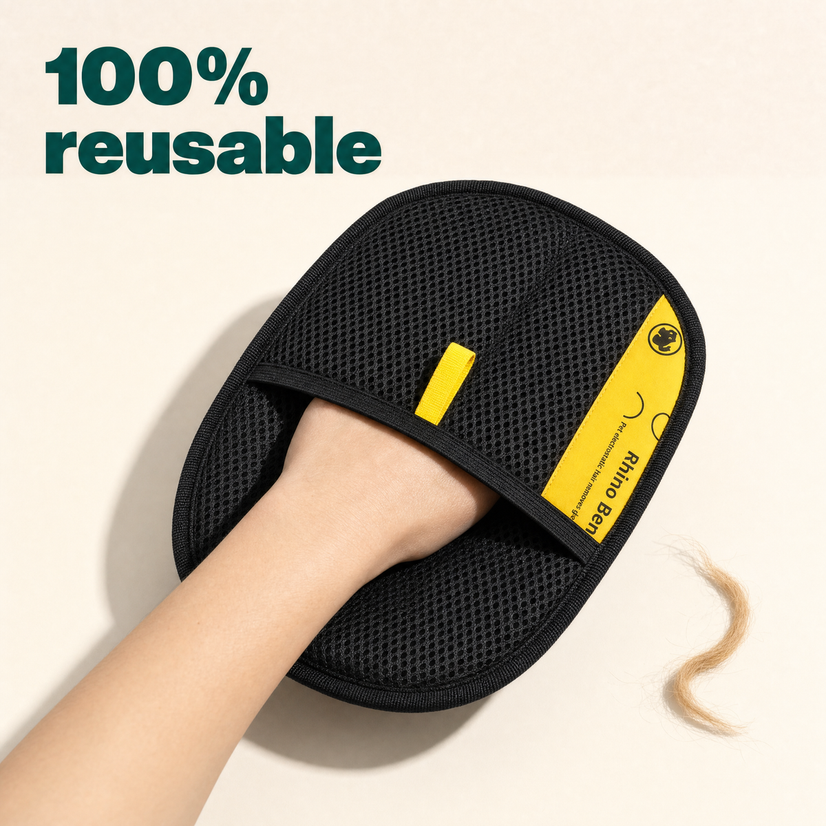 Pet Hair Remover Glove — 100% reusable